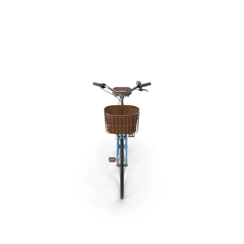 Blue Sky City Bike with Basket