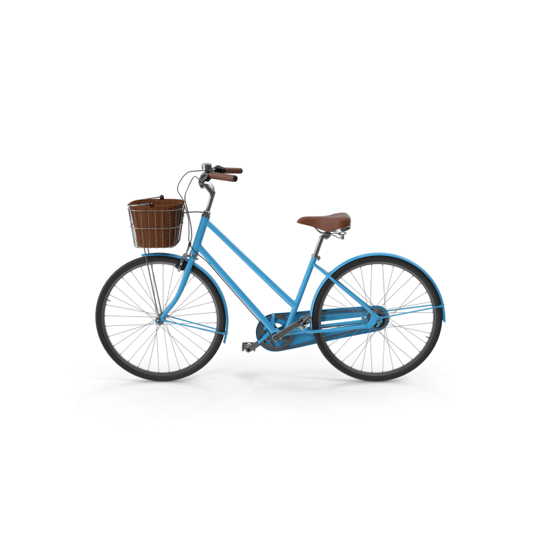 Blue Sky City Bike with Basket