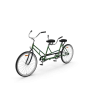 Green Tandem Bike