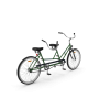 Green Tandem Bike
