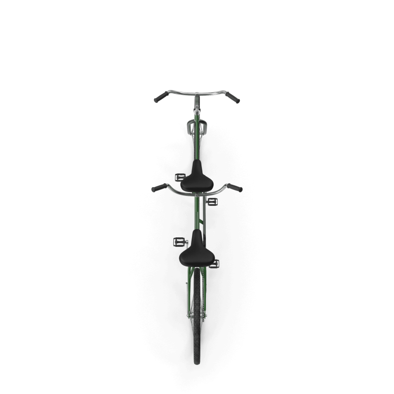 Green Tandem Bike