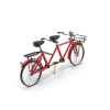 Red Tandem Bike